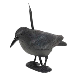 Appelant corneille peinte - 38cm