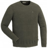 Pull Värnamo Crewneck vert PINEWOOD